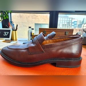 Brown Frye Paul Loafer 11.5 US